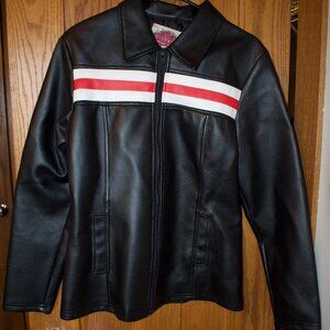 Black Vintage Leather Jacket
